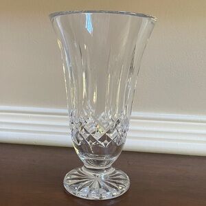 Waterford Crystal Lismore Flared 8.5” Footed Vase